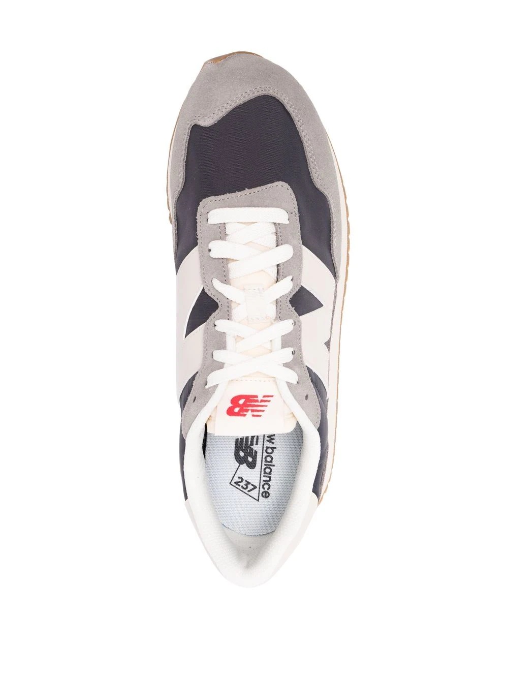 logo-patch lace-up sneakers - 4