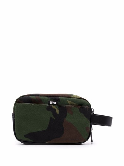 Diesel Pouchur camouflage-print wash bag outlook