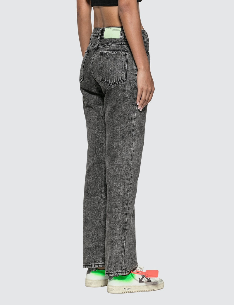 SLIGHTLY BELL JEANS WITH TWISTED SCARF 3