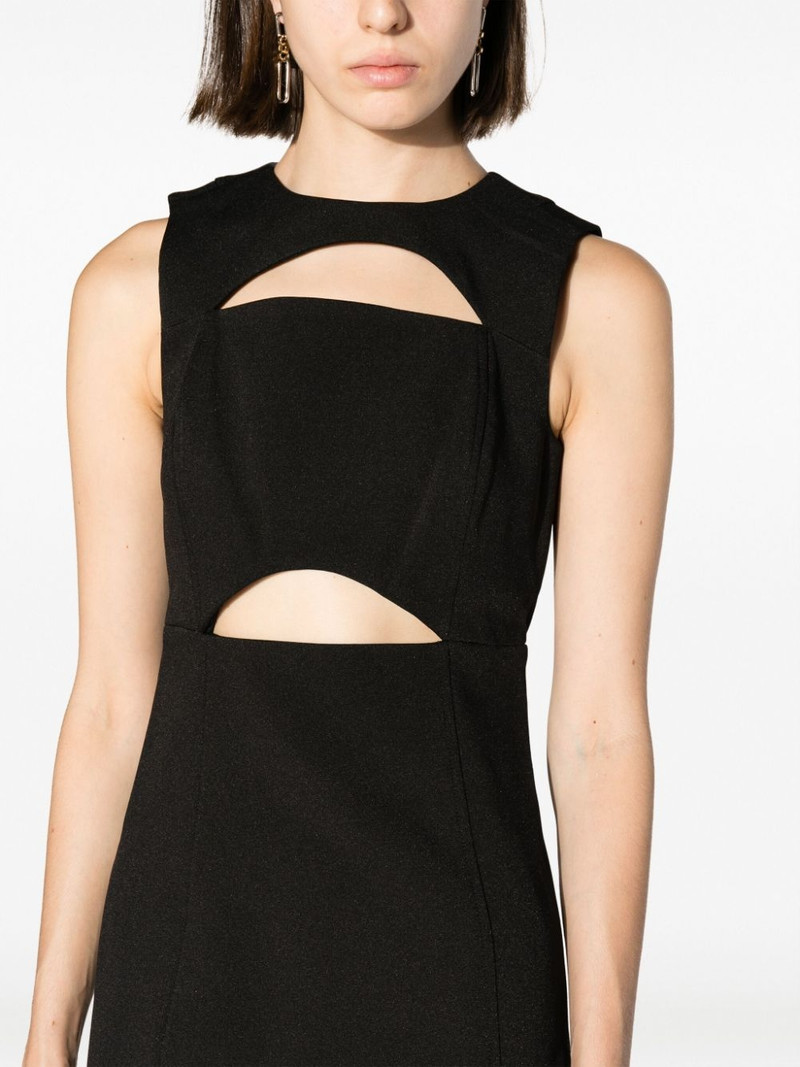 cut-out sleeveless shift dress 5