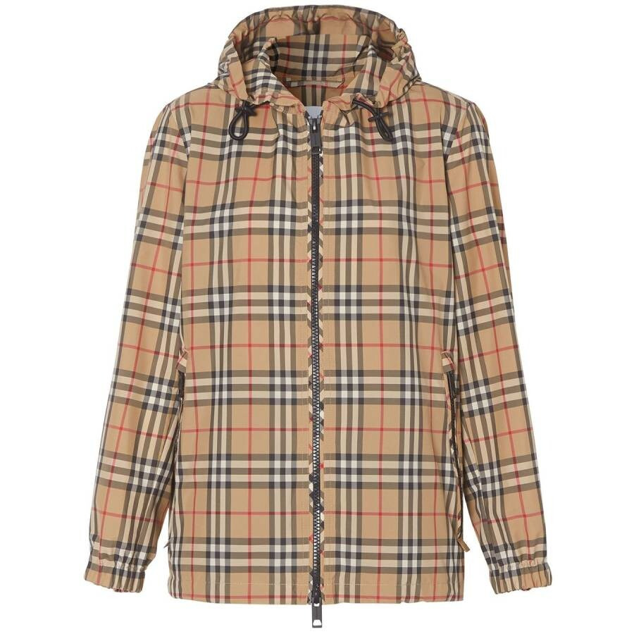 Burberry Vintage Check Drawstring Hooded Jacket - 5