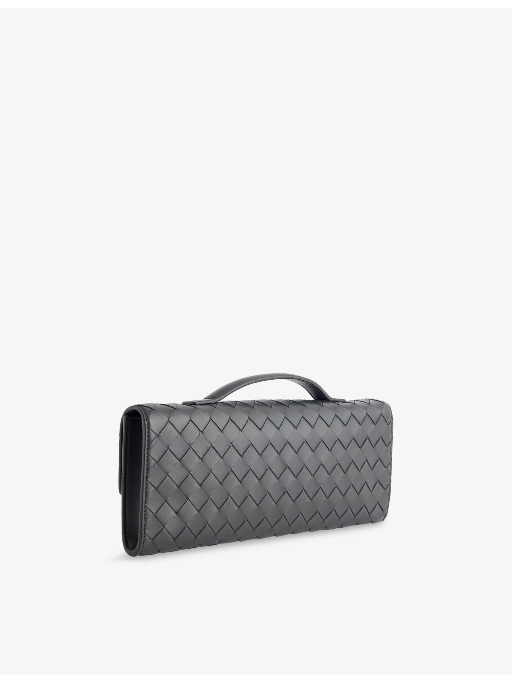 Andiamo Flower Leather Clutch Bag - 5