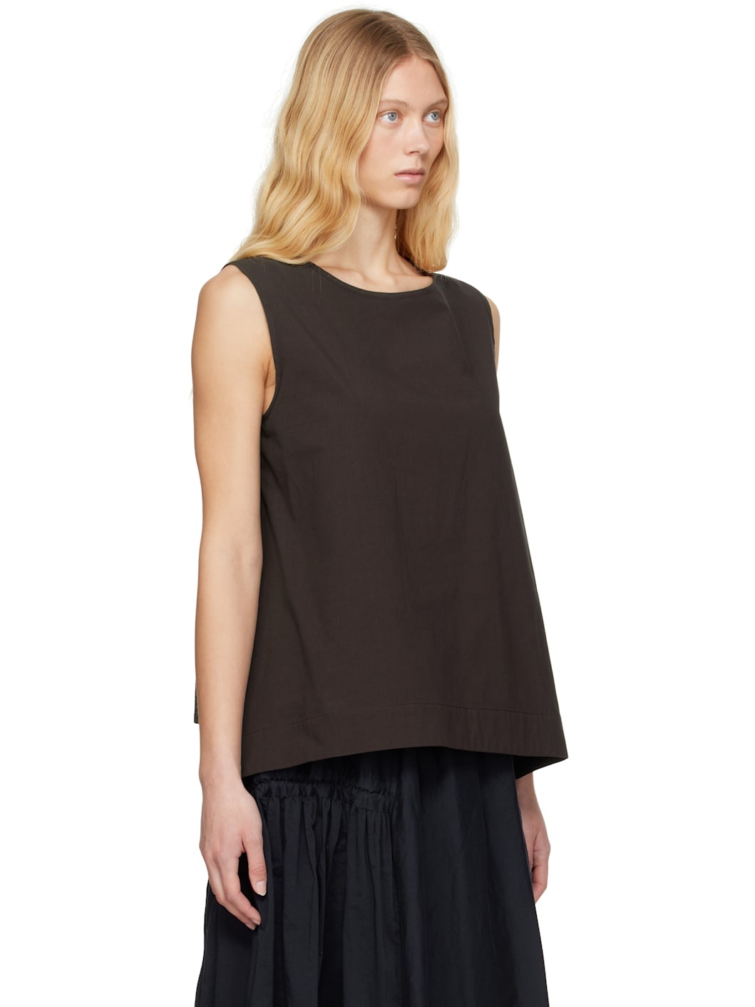 Brown 'The Basketmaker' Tank Top - 2