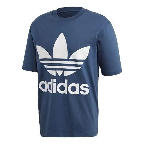 adidas originals Sports Round Neck Short Sleeve Blue FM3795 - 1