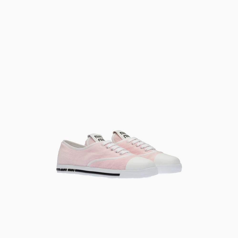 Terry cloth sneakers - 1