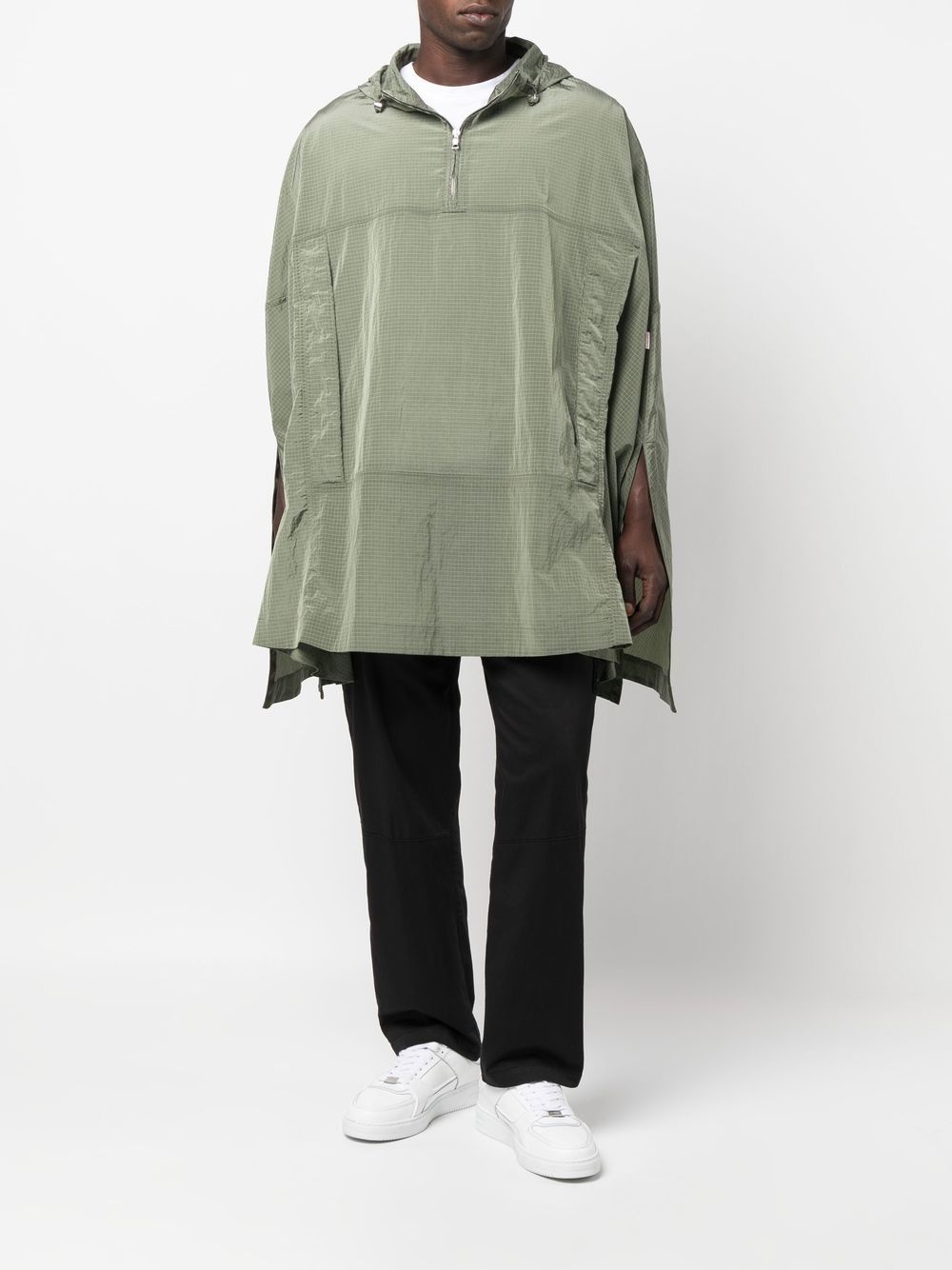 Rennick poncho hooded coat - 2