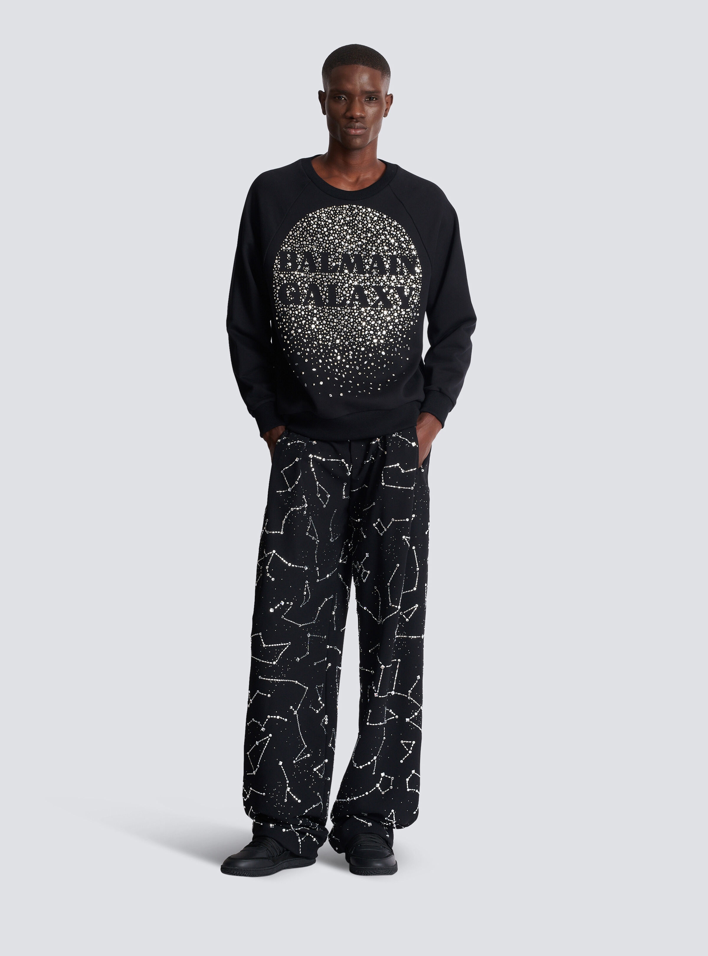 Balmain Galaxy embroidered sweatshirt - 2