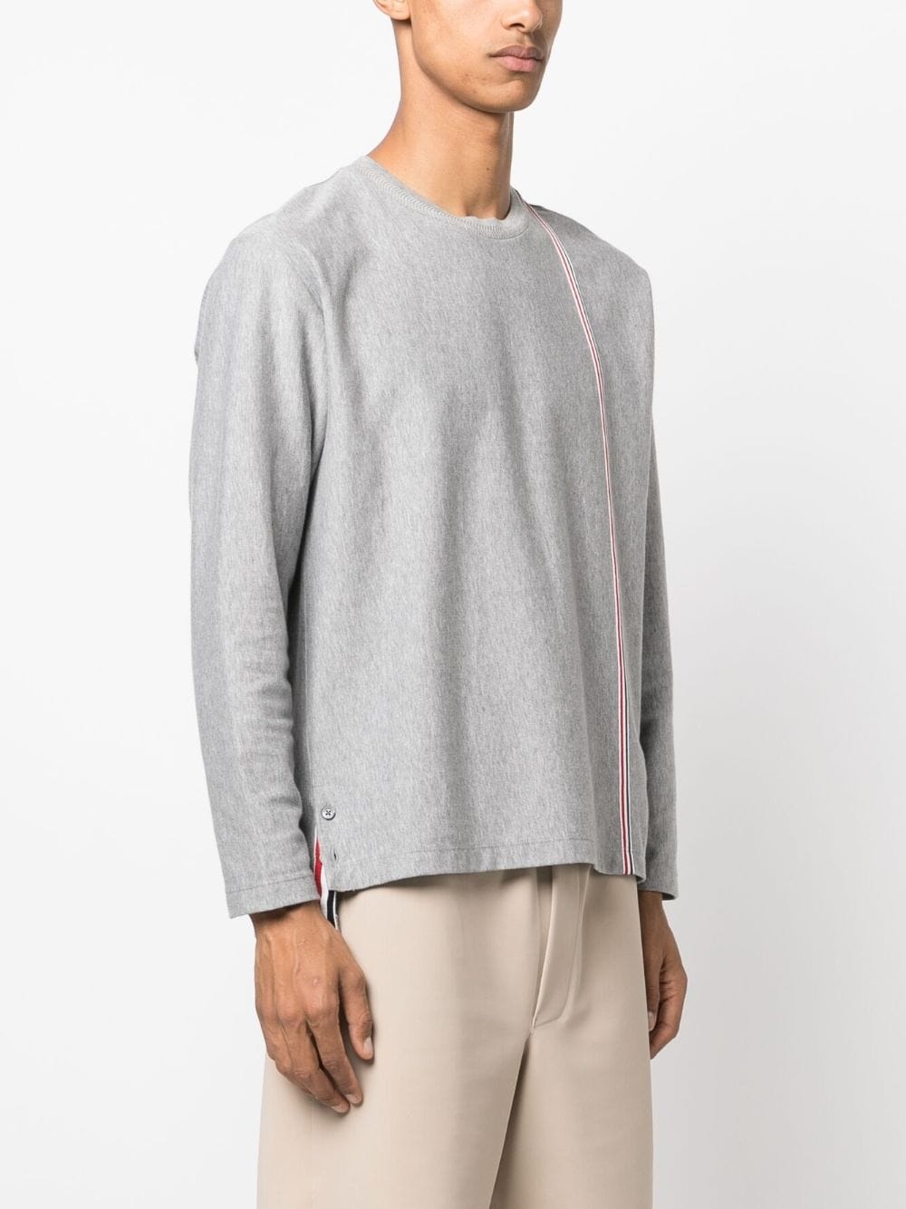 RWB stripe cotton T-shirt - 3