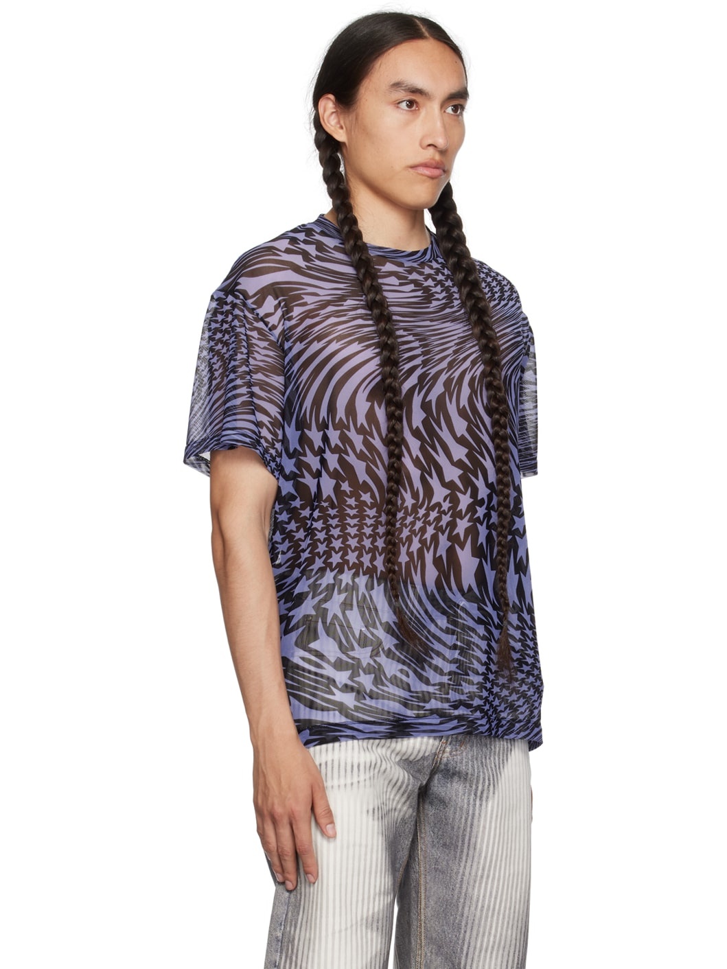 Blue & Black Star T-Shirt - 2