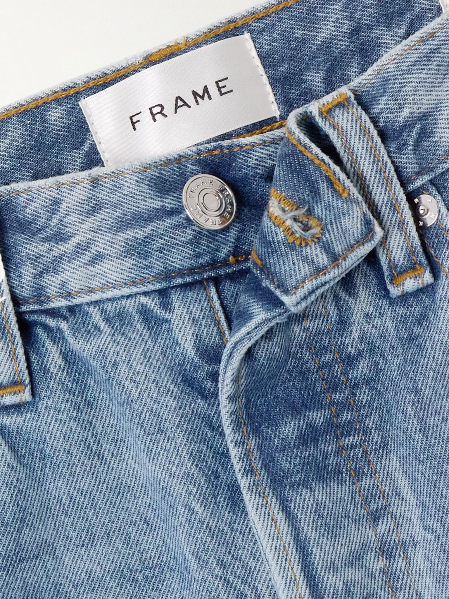 The Vertical straight-leg jeans Mid denim - 5