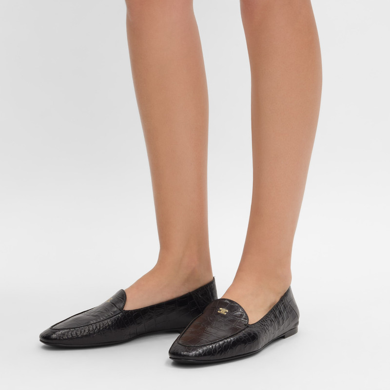 AURA LOAFER IN CROCODILE STAMPED LAMBSKIN 5