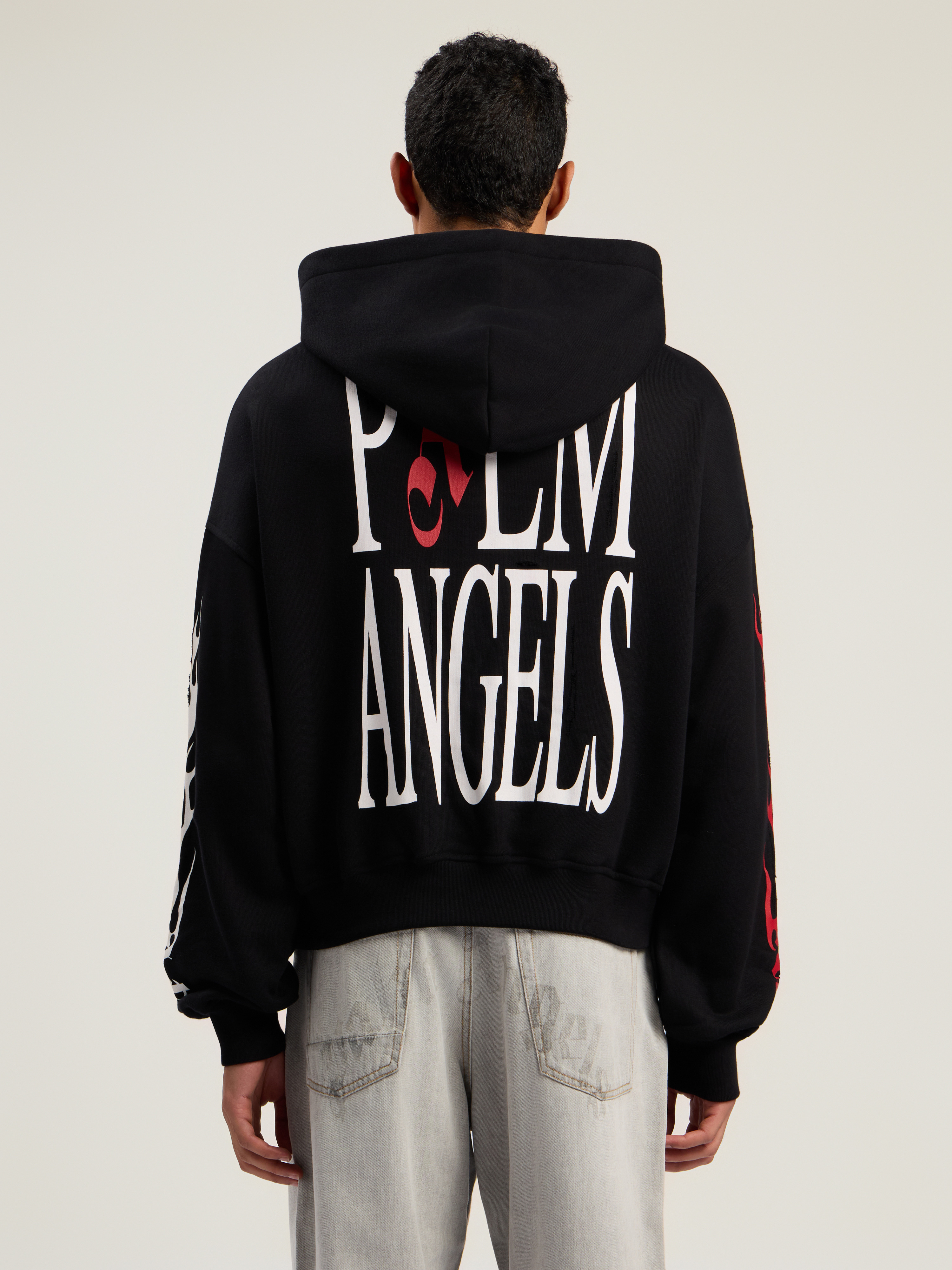 Flames Flag Zip Hoodie - 5