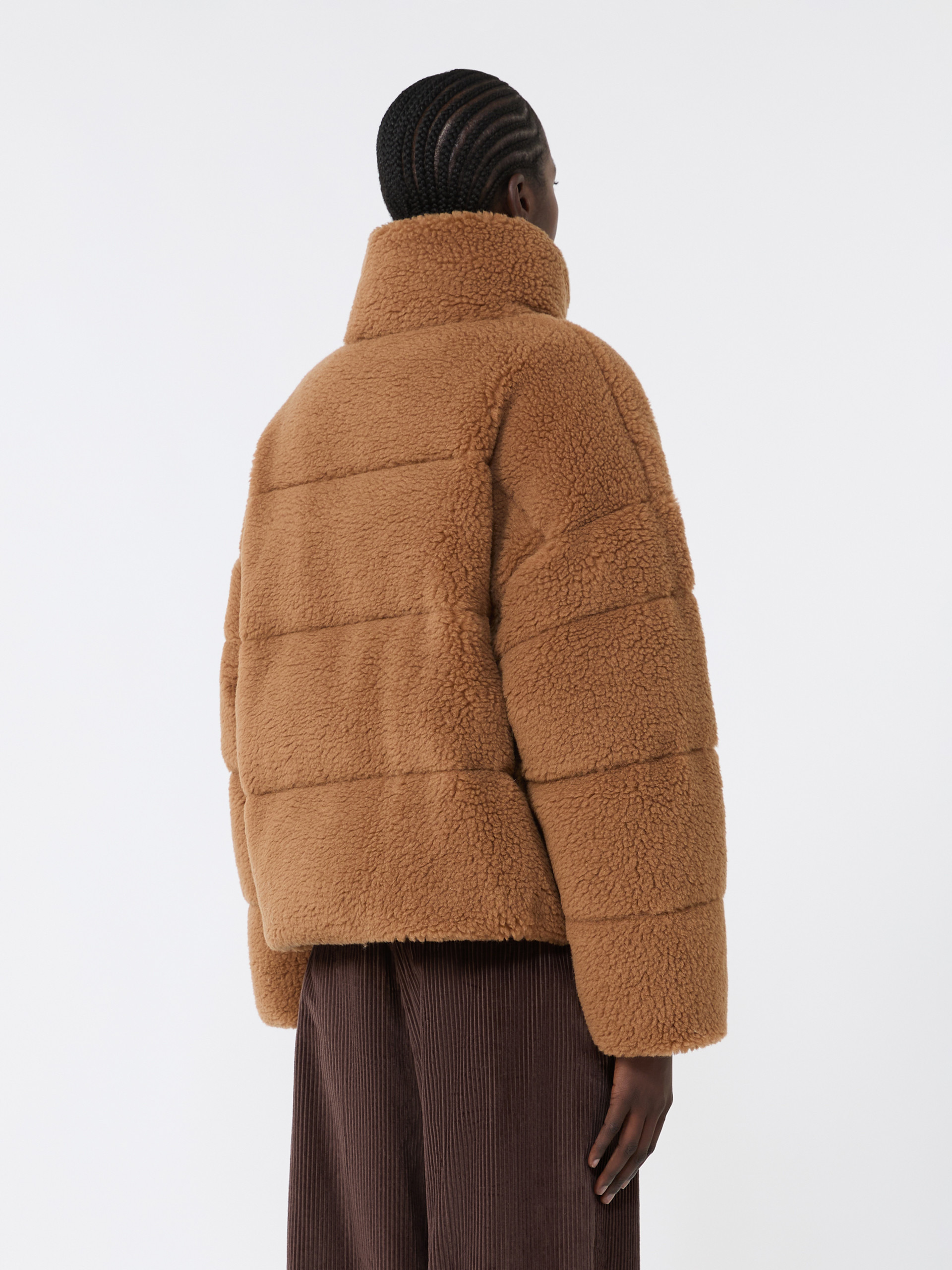 ALFREDO Cropped wool down jacket - 4