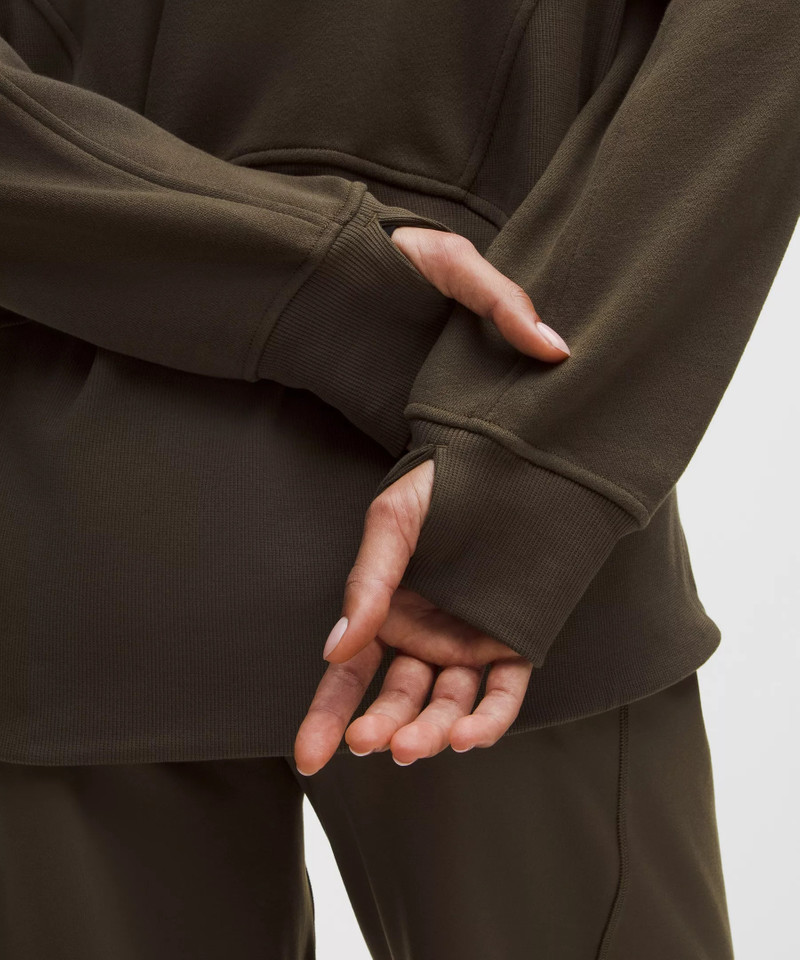 Scuba Oversized Half-Zip Hoodie *Long 6