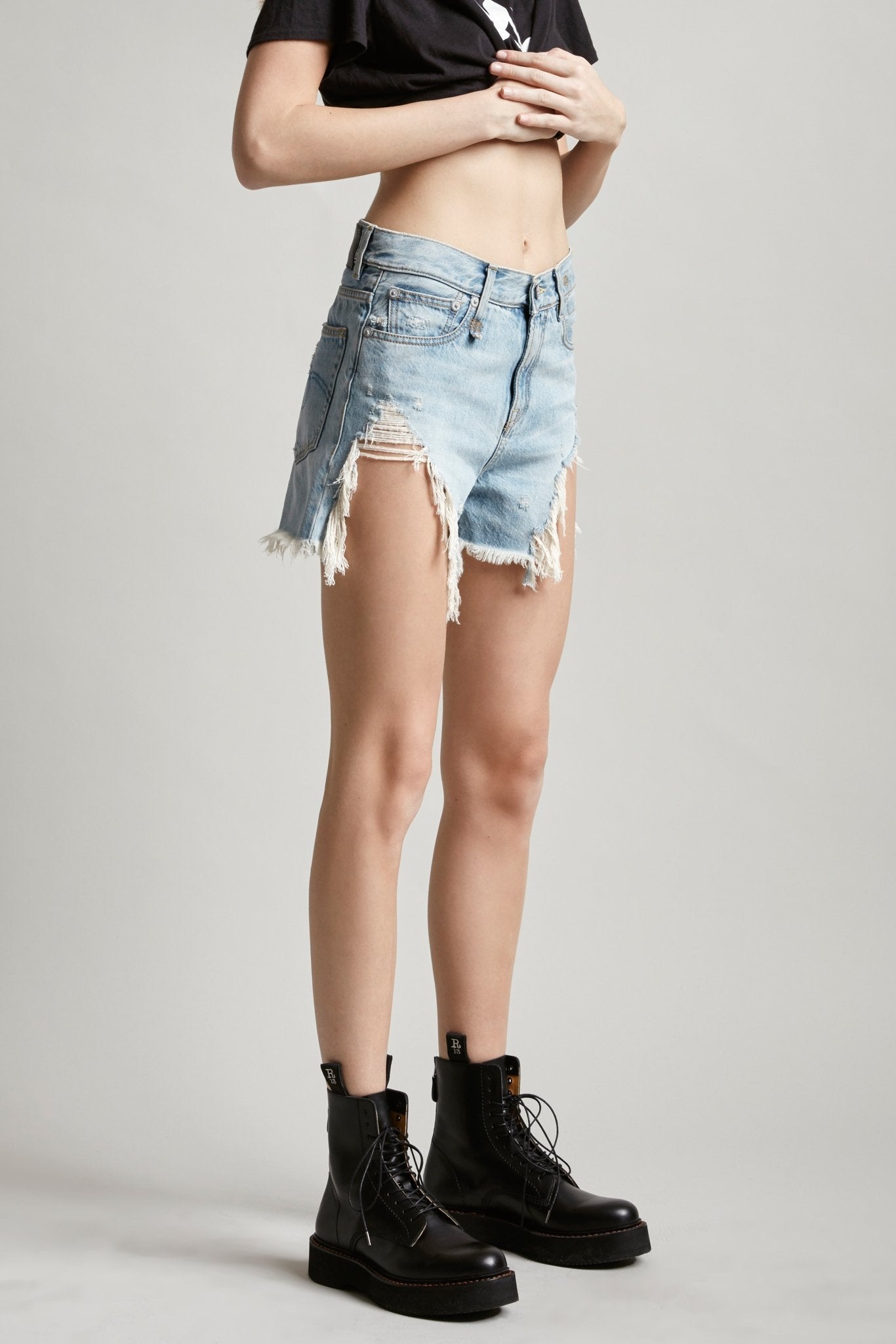 SHREDDED SLOUCH SHORT - TILLY - 2