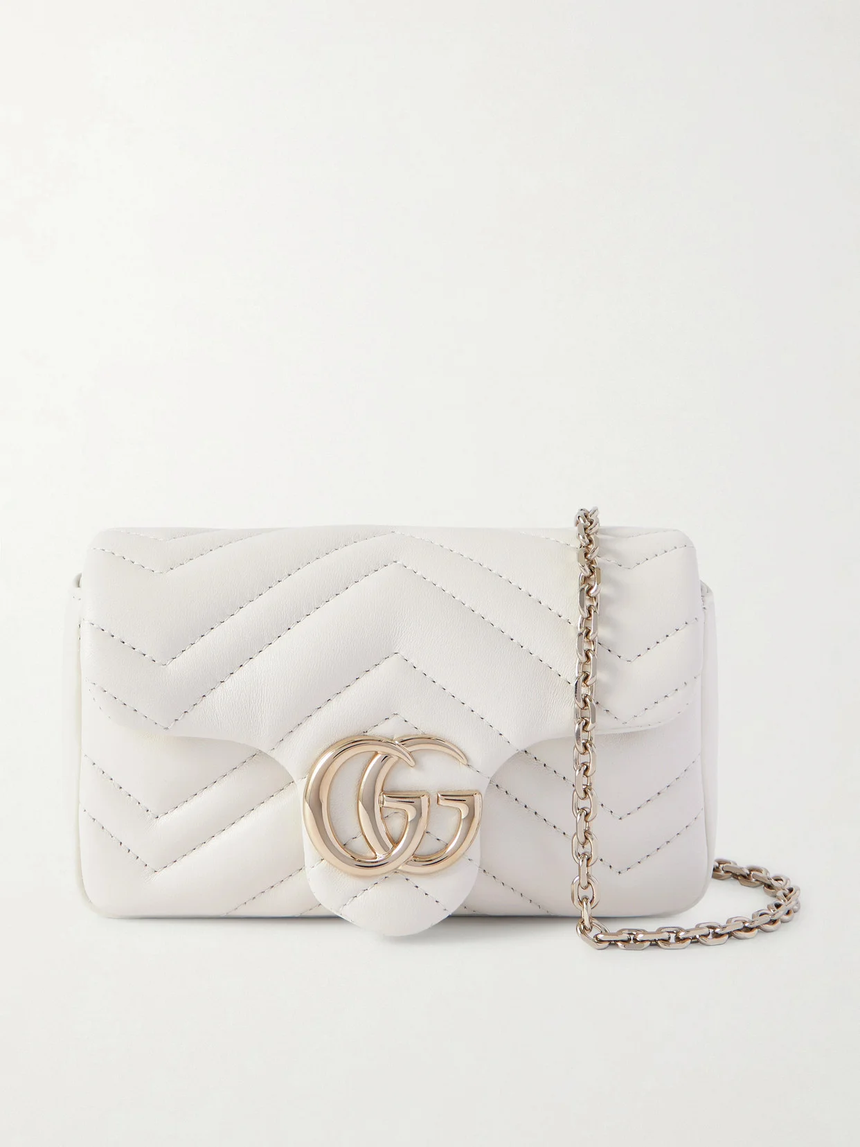 Gg Marmont Mini Matelassé Leather Shoulder Bag - 1
