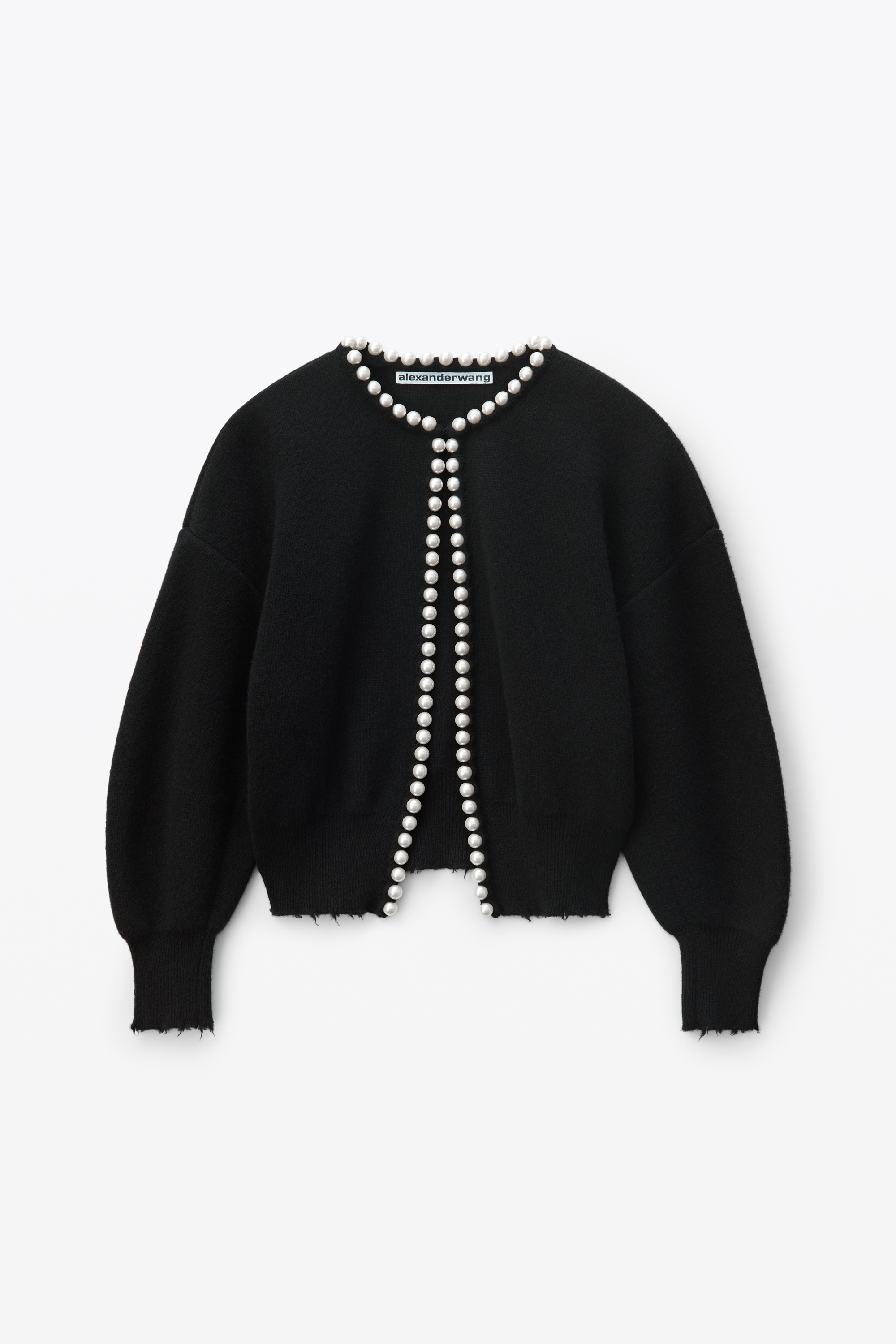 PEARL PLACKET CARDIGAN - 1