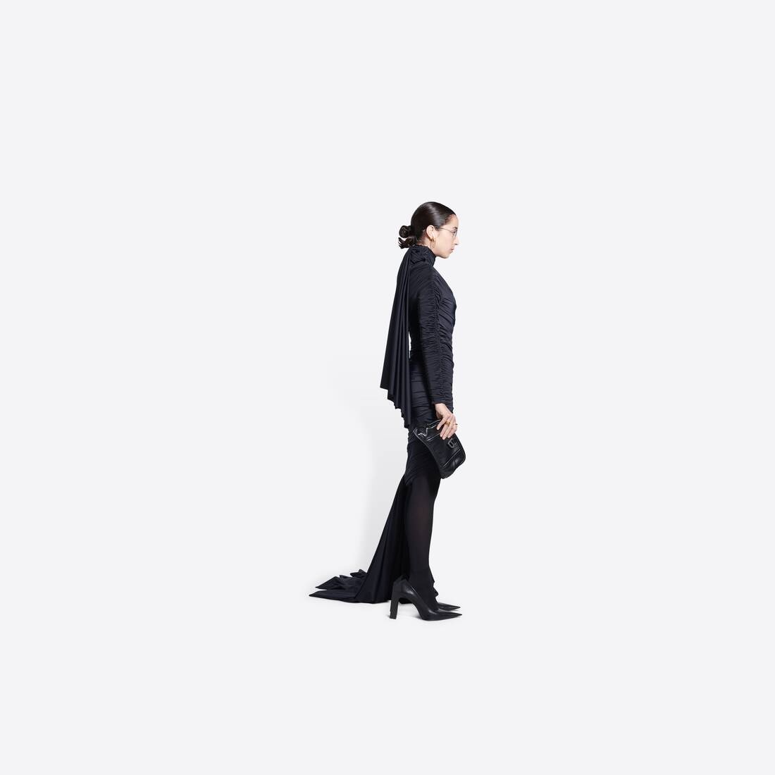 Women's Editor Xs Clutch in Black - 5