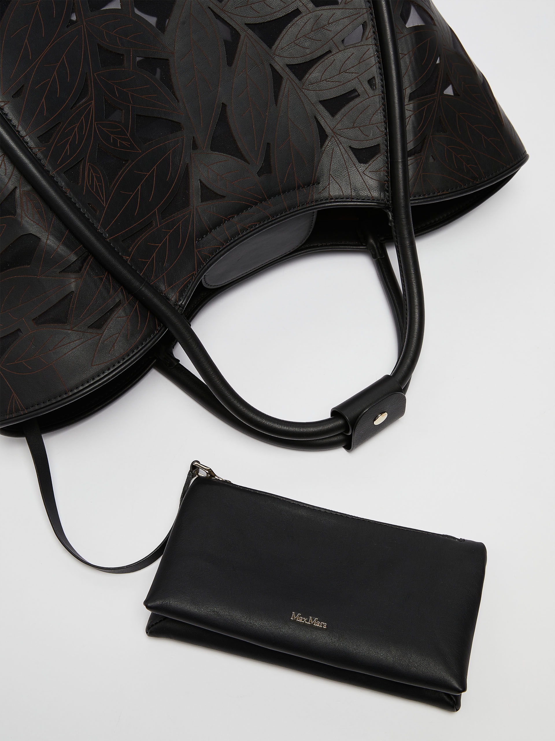 MARINELEAF Marine tote bag in carved leather - 6