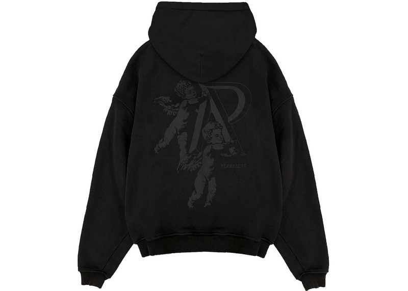 REPRESENT Represent Cherub Initial Hoodie Black outlook