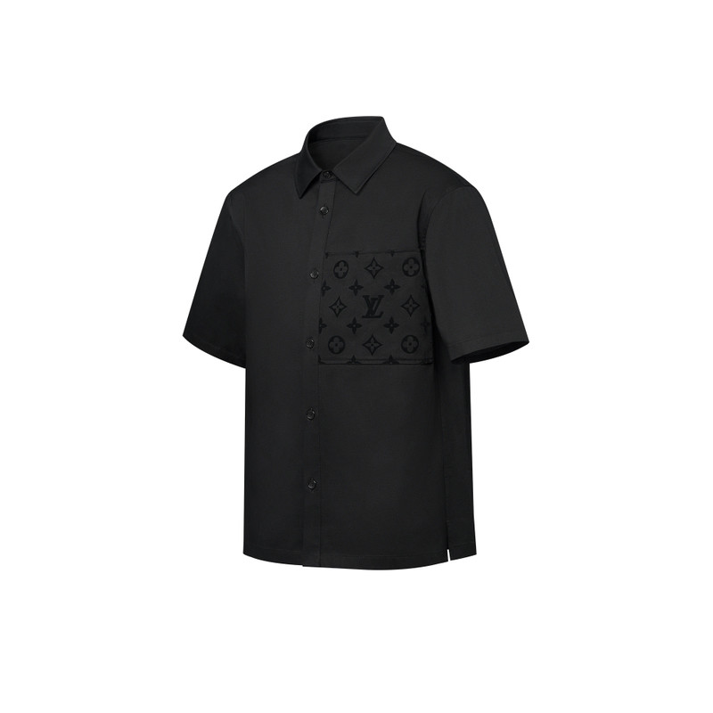 Louis Vuitton Flocked Short-Sleeved Cotton Shirt outlook