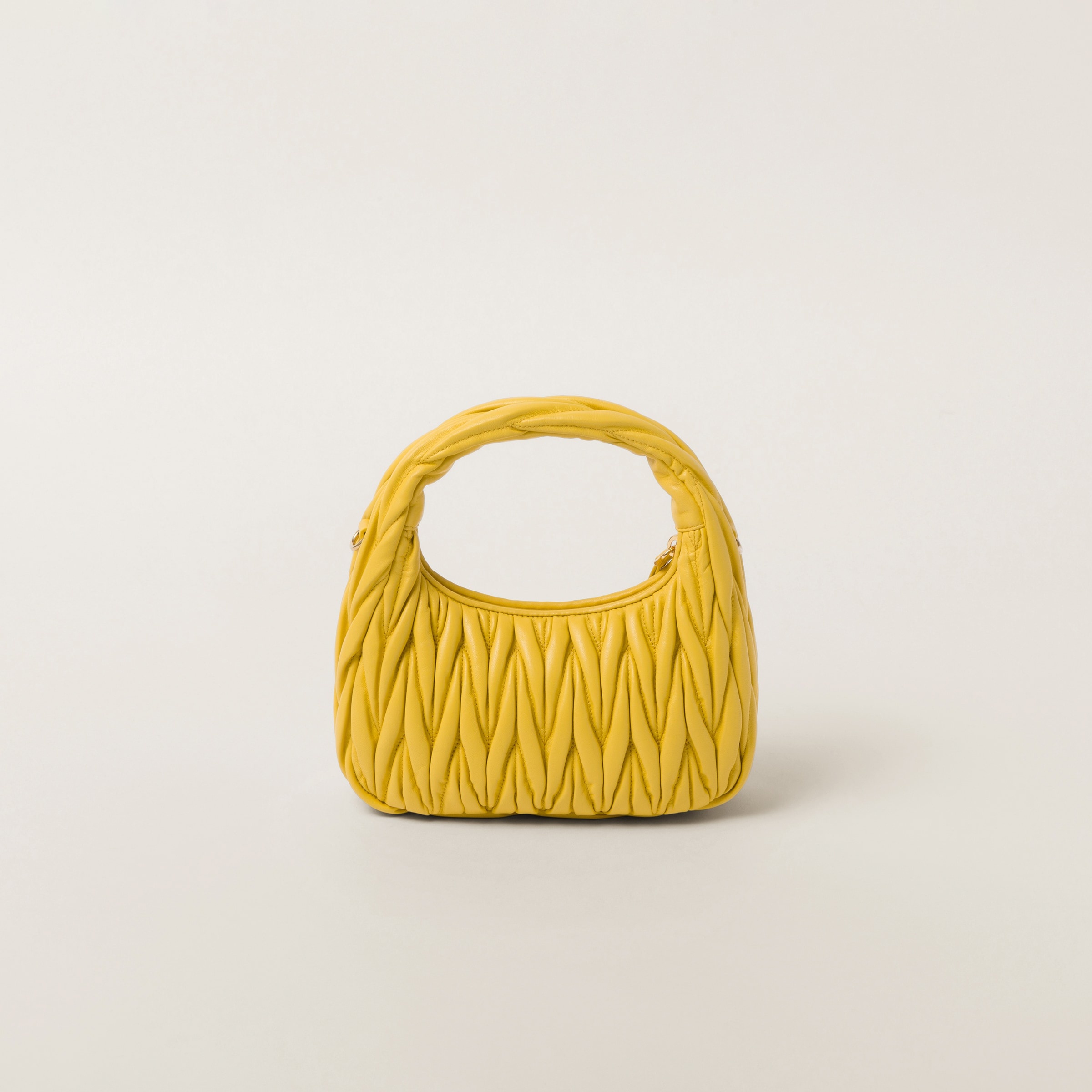 Wander matelassé nappa leather mini hobo bag - 4