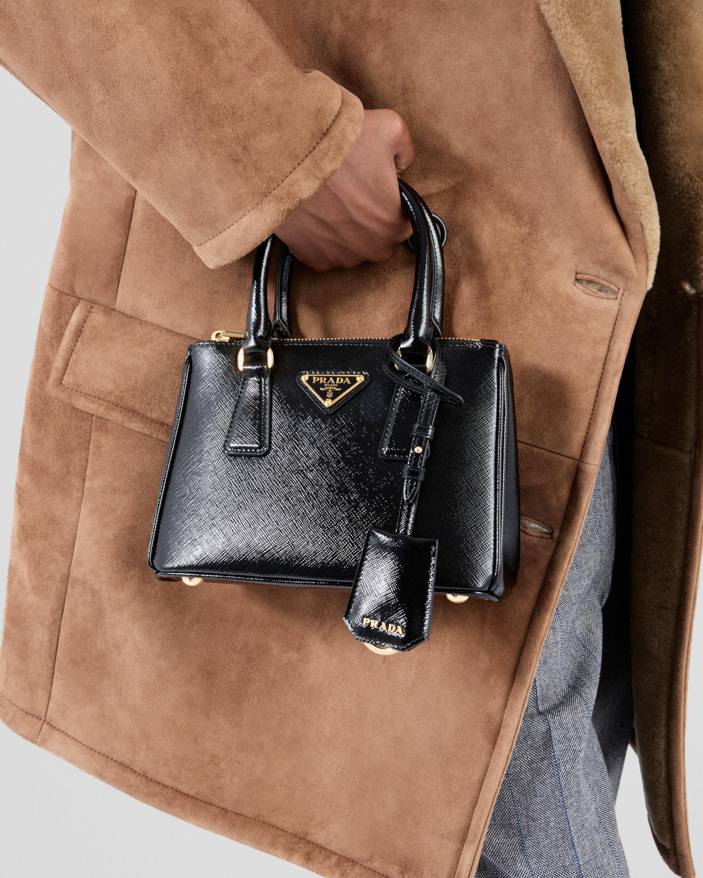 Prada Galleria patent leather mini-bag - 7