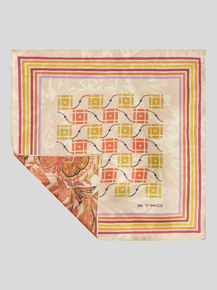 GEOMETRIC PATTERN POCKET SQUARE - 1