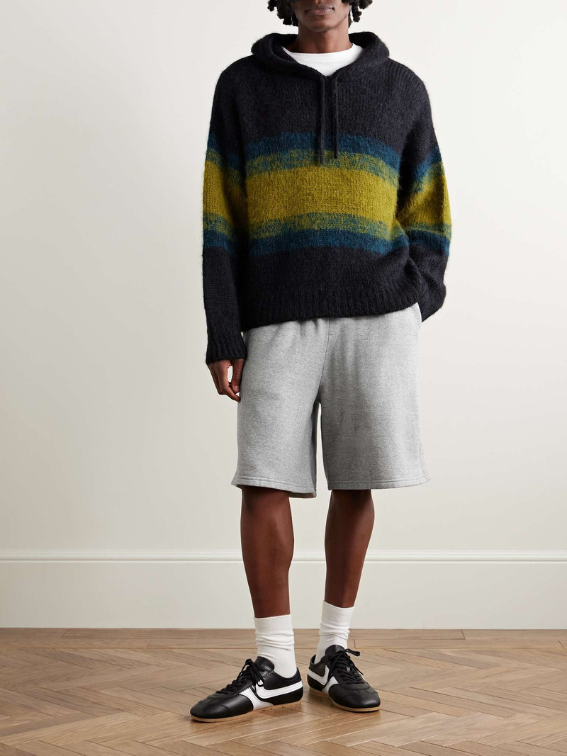 The Elder Statesman Daily Wide-Leg Cotton and Cashmere-Blend Jersey Shorts outlook