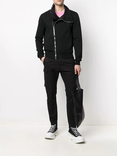 Rick Owens off-centre zipped sweatshirt outlook