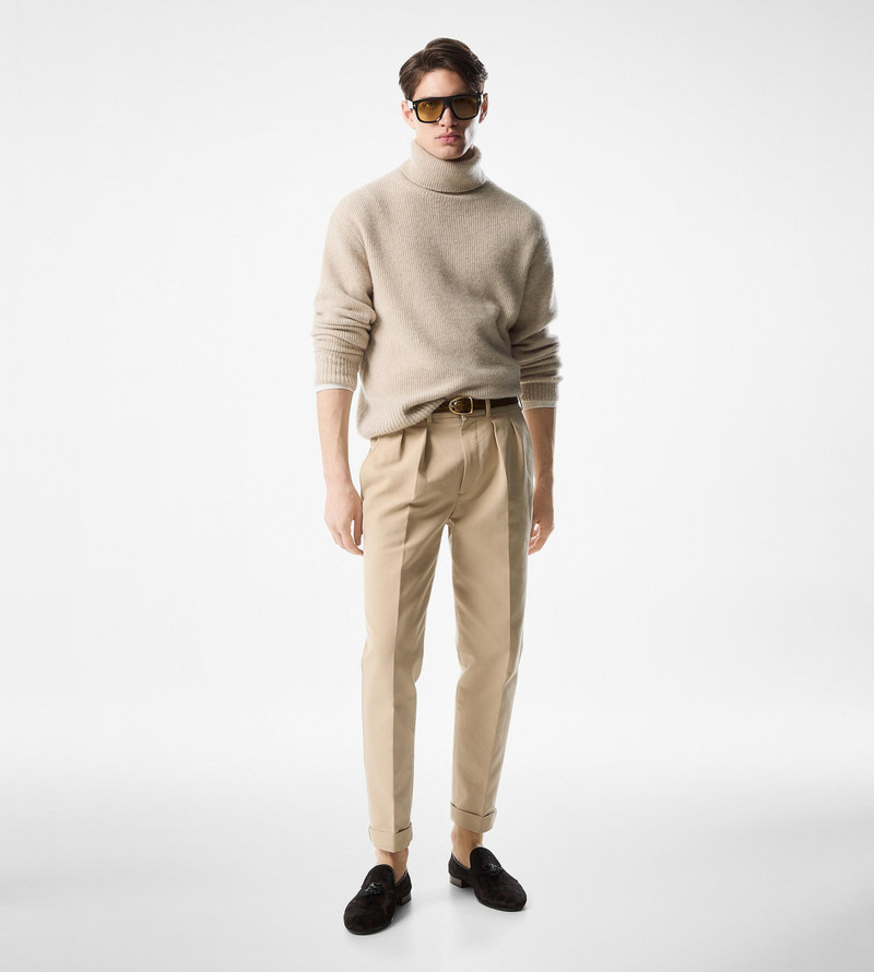 TOM FORD BRUSHED CASHMERE SILK ROLL NECK outlook