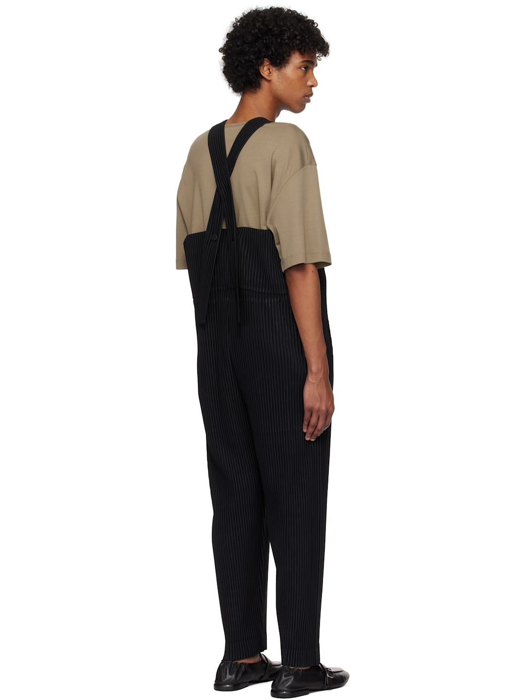 Black Pleats Bottoms 1 Jumpsuit - 3