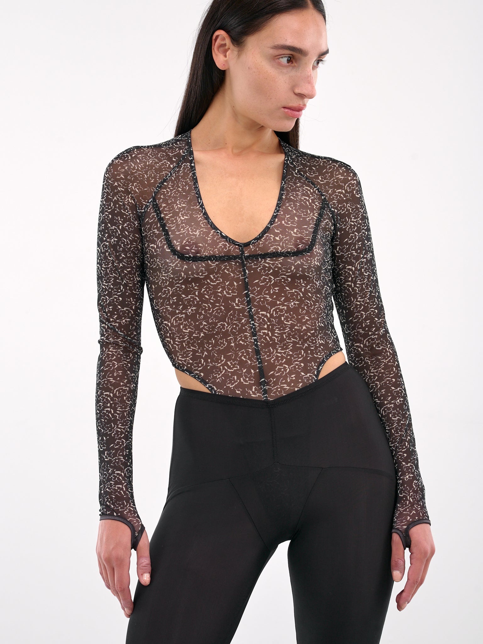Daisy Sheer Bodysuit - 4