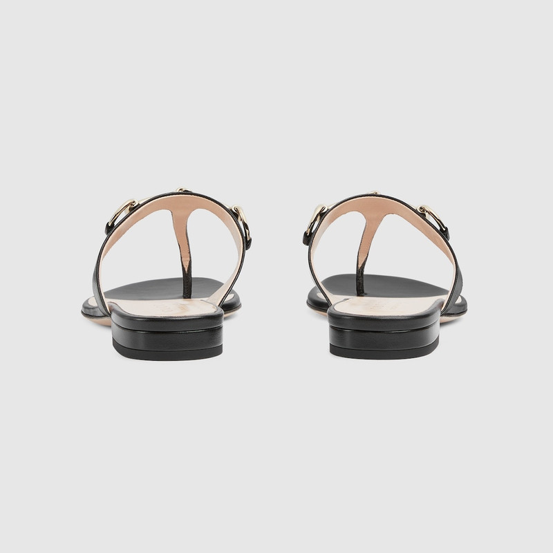 GUCCI Women's thong sandal with Horsebit outlook