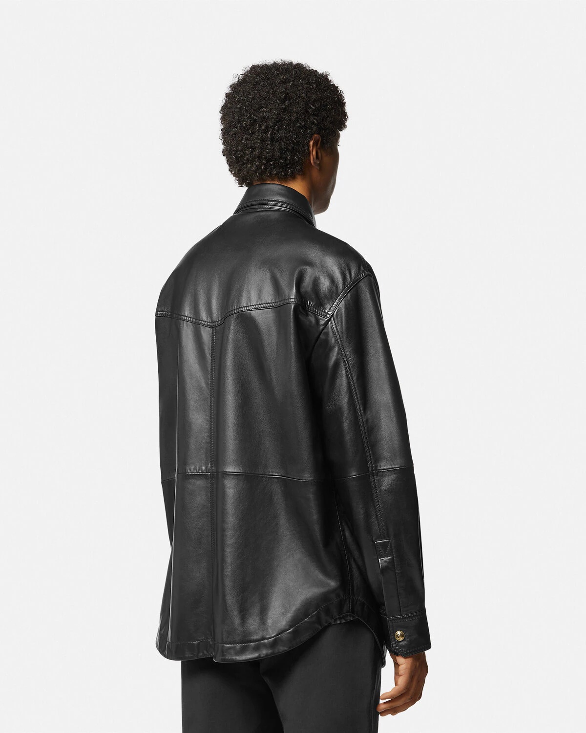 Leather Blouson Jacket - 5