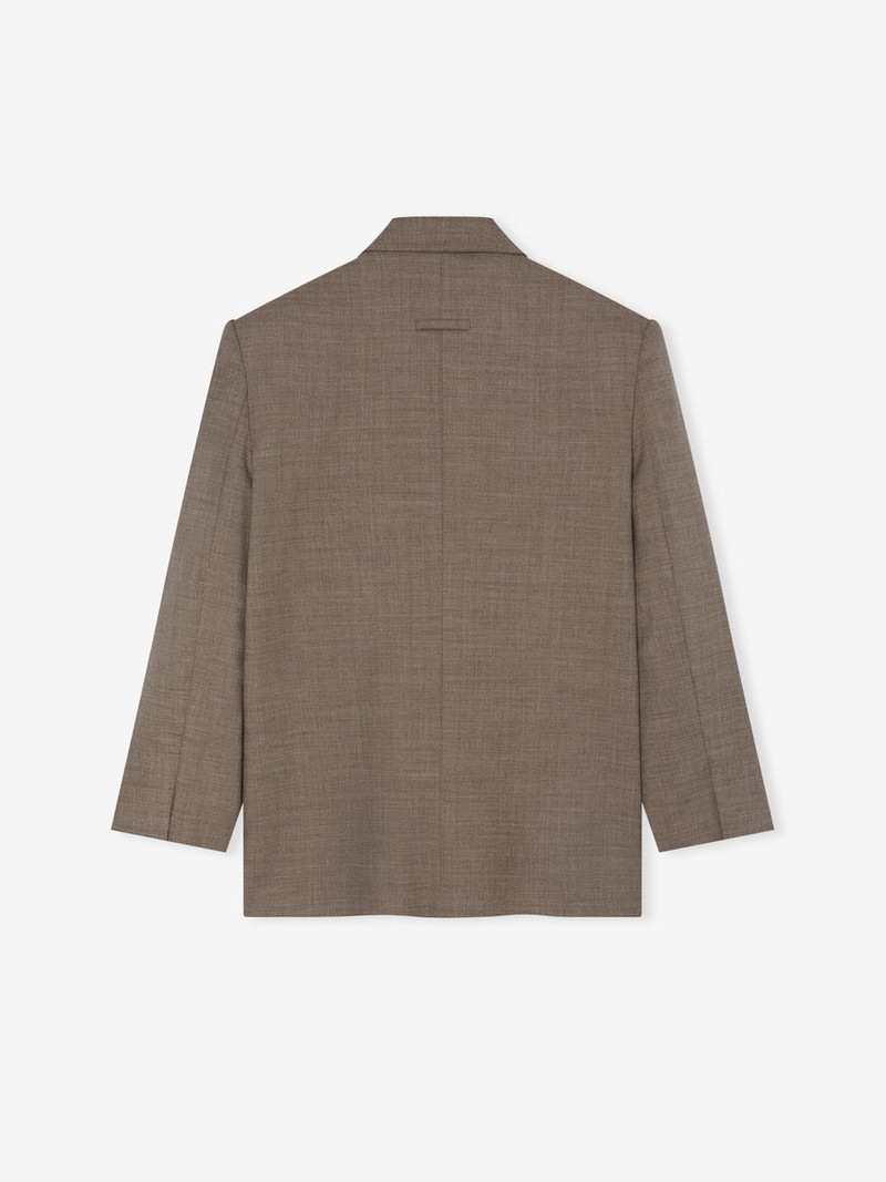 High Twist Wool Single Breasted Blazer 3