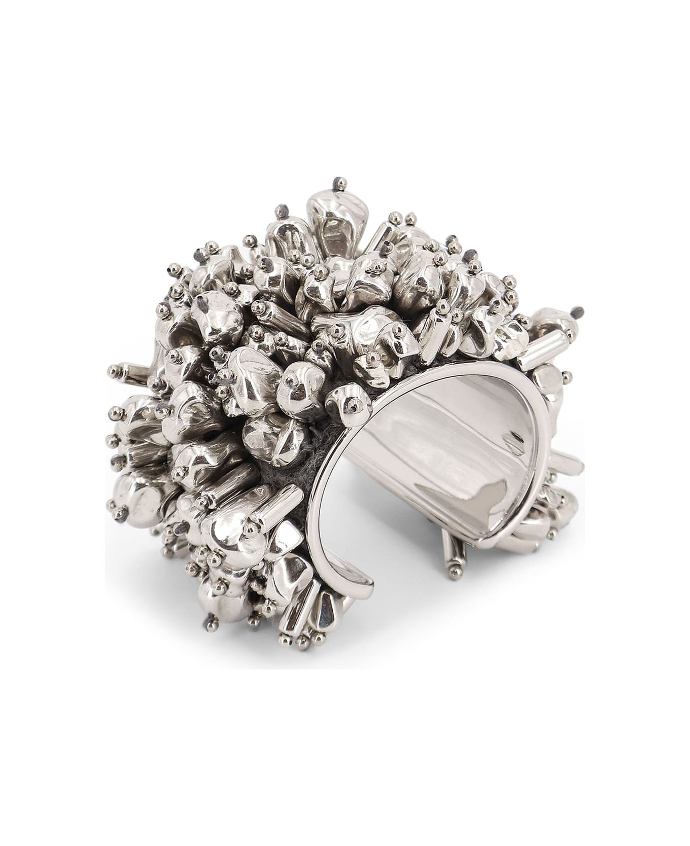 Brass Bracelet With Jewel Embellishments - 2