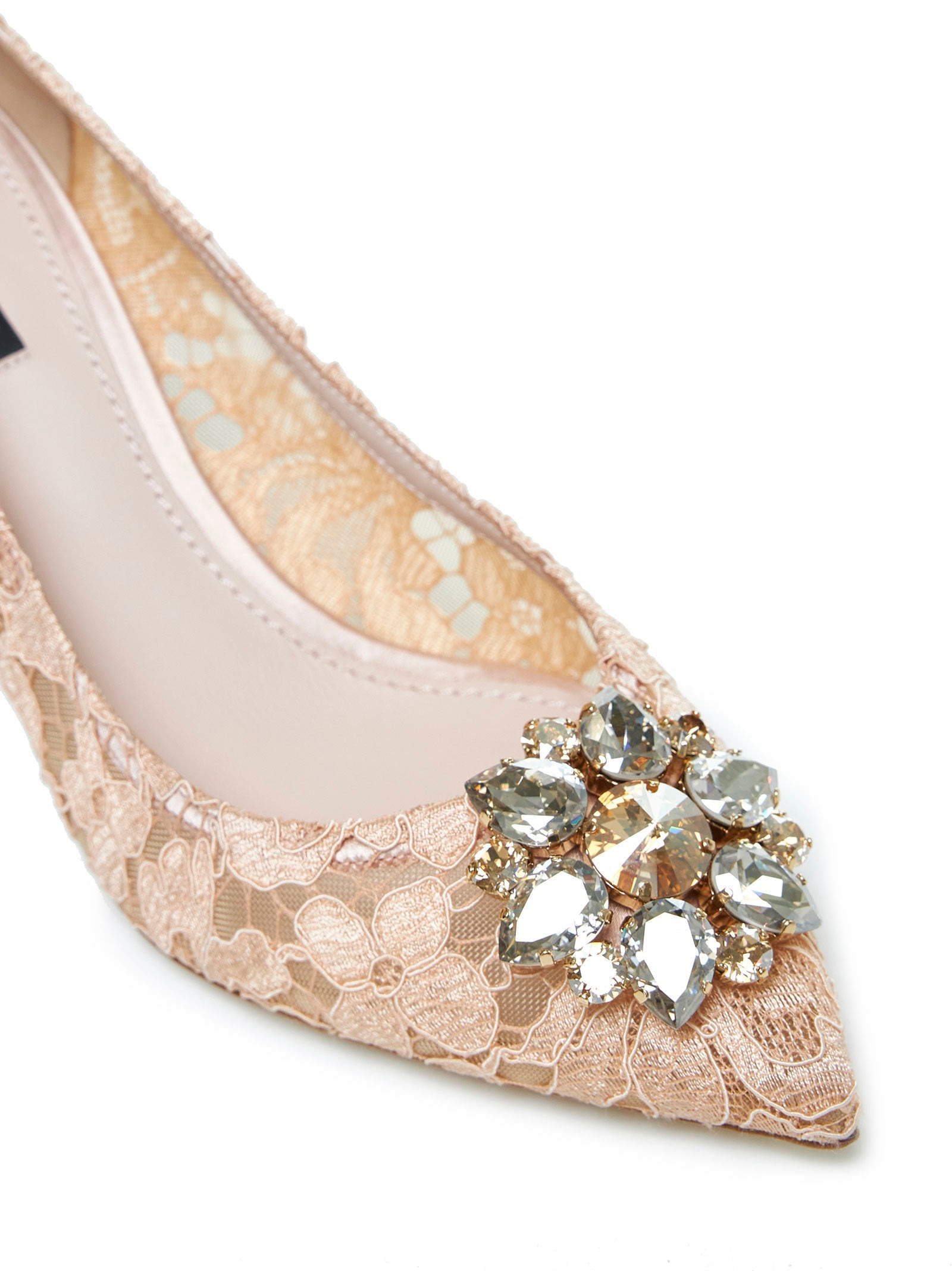 Dolce & Gabbana Women Rainbow Lace Décolleté With Broche - 4