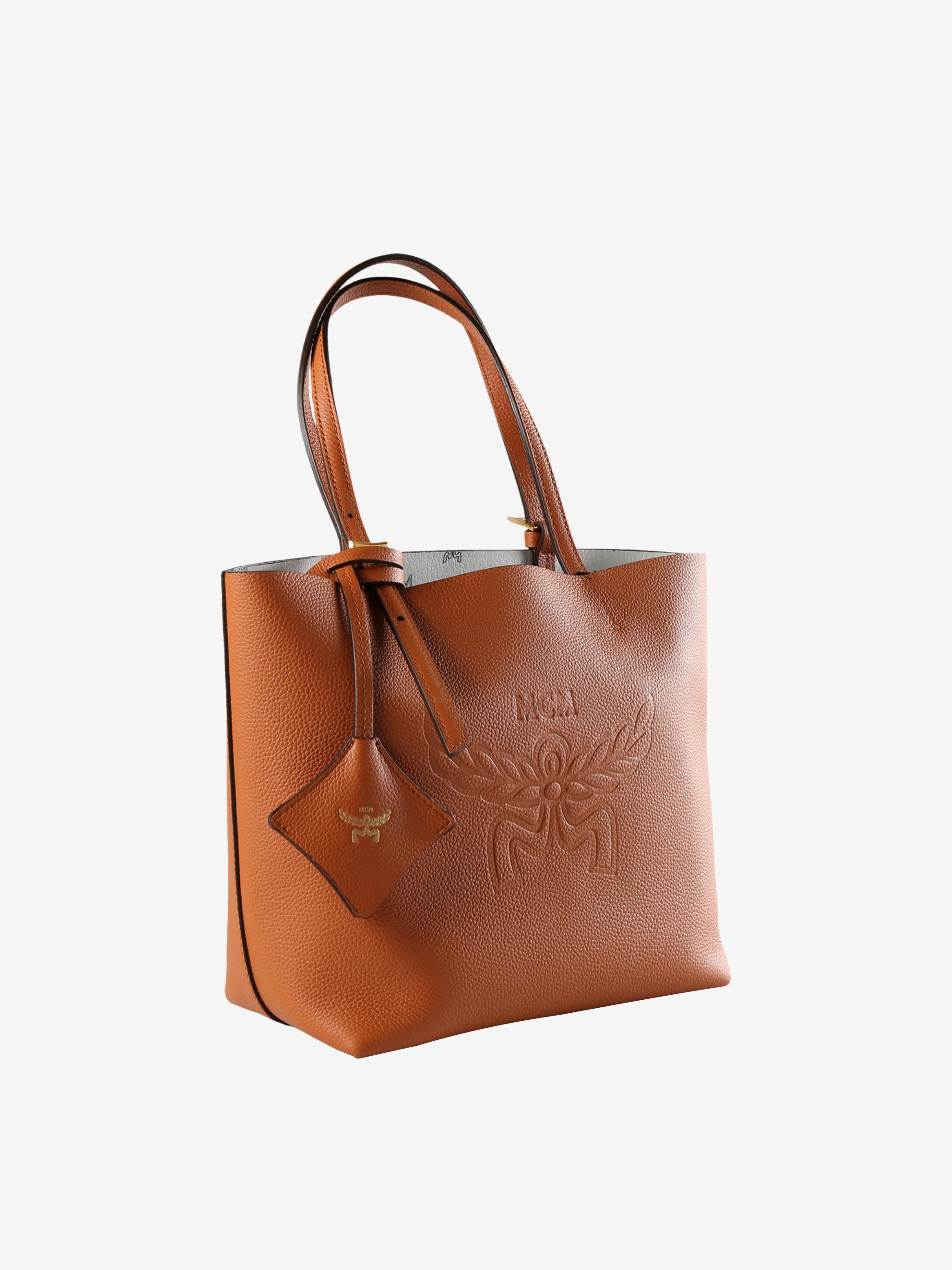 MCM - Unisex Himmel Lthr Doppel Shopper Mini Bag - 2