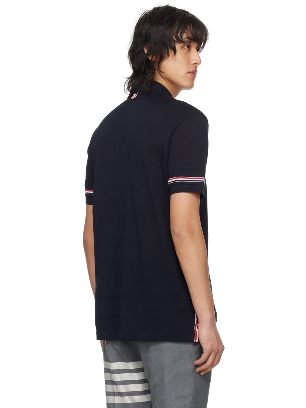 Navy Patch Polo - 3
