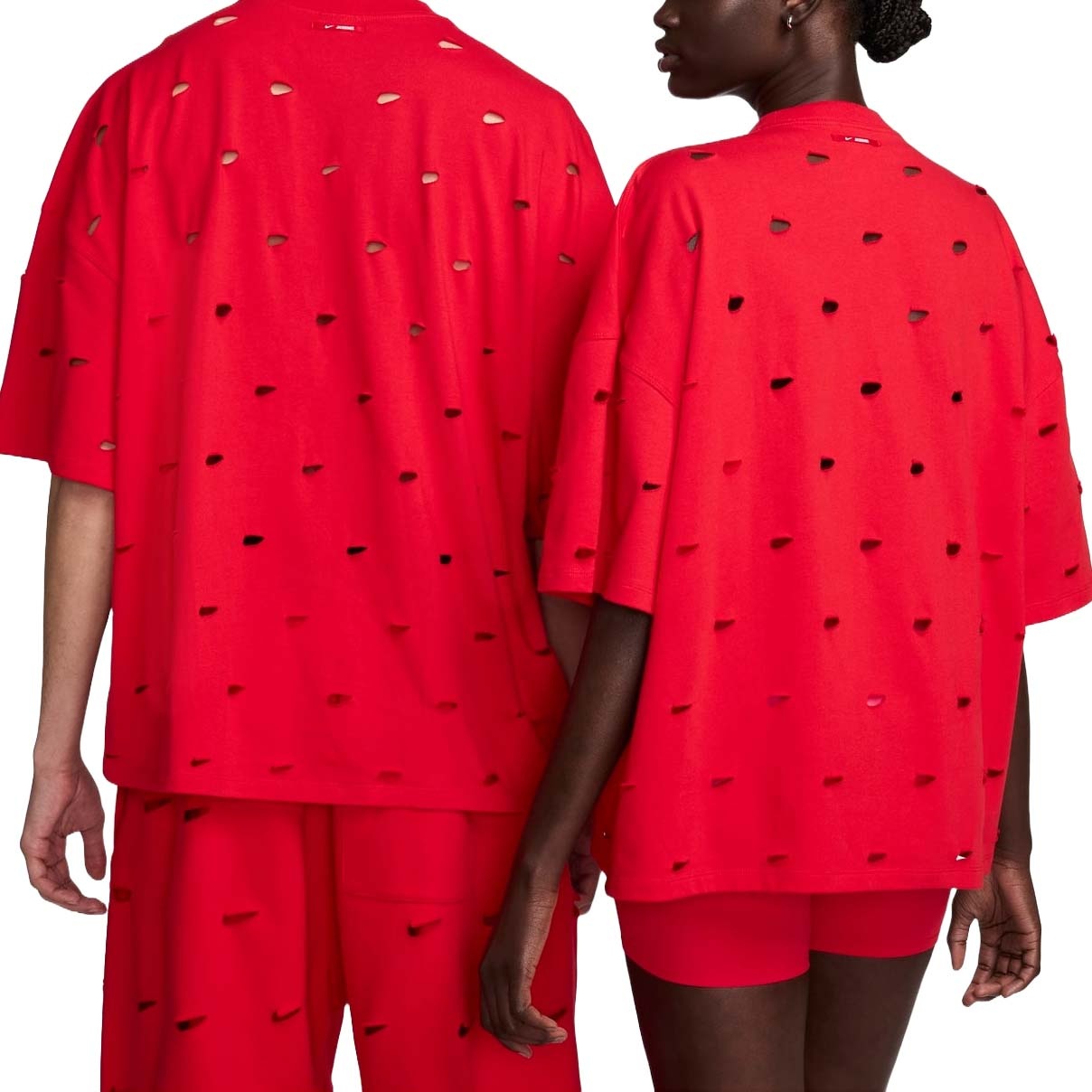 Nike Nike x Jacquemus Swoosh T-shirt Asia Sizing 'Red