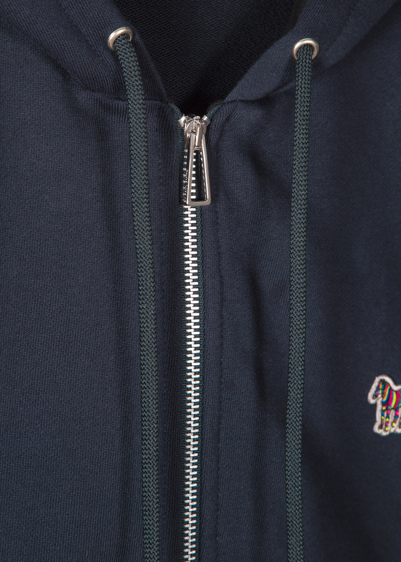 Paul Smith Navy Organic Cotton Zebra Logo Hoodie & Sweatpants Set outlook