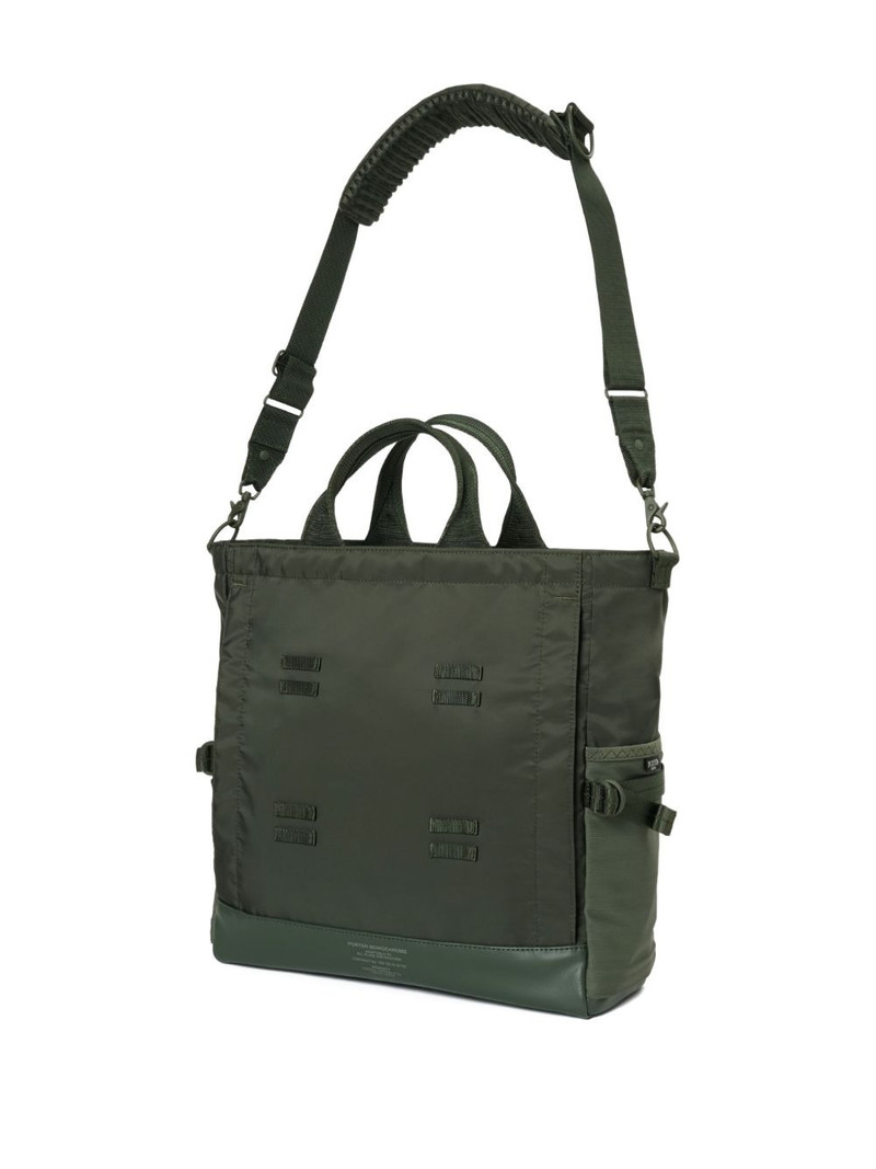 PORTER appliqué top handle tote bag outlook