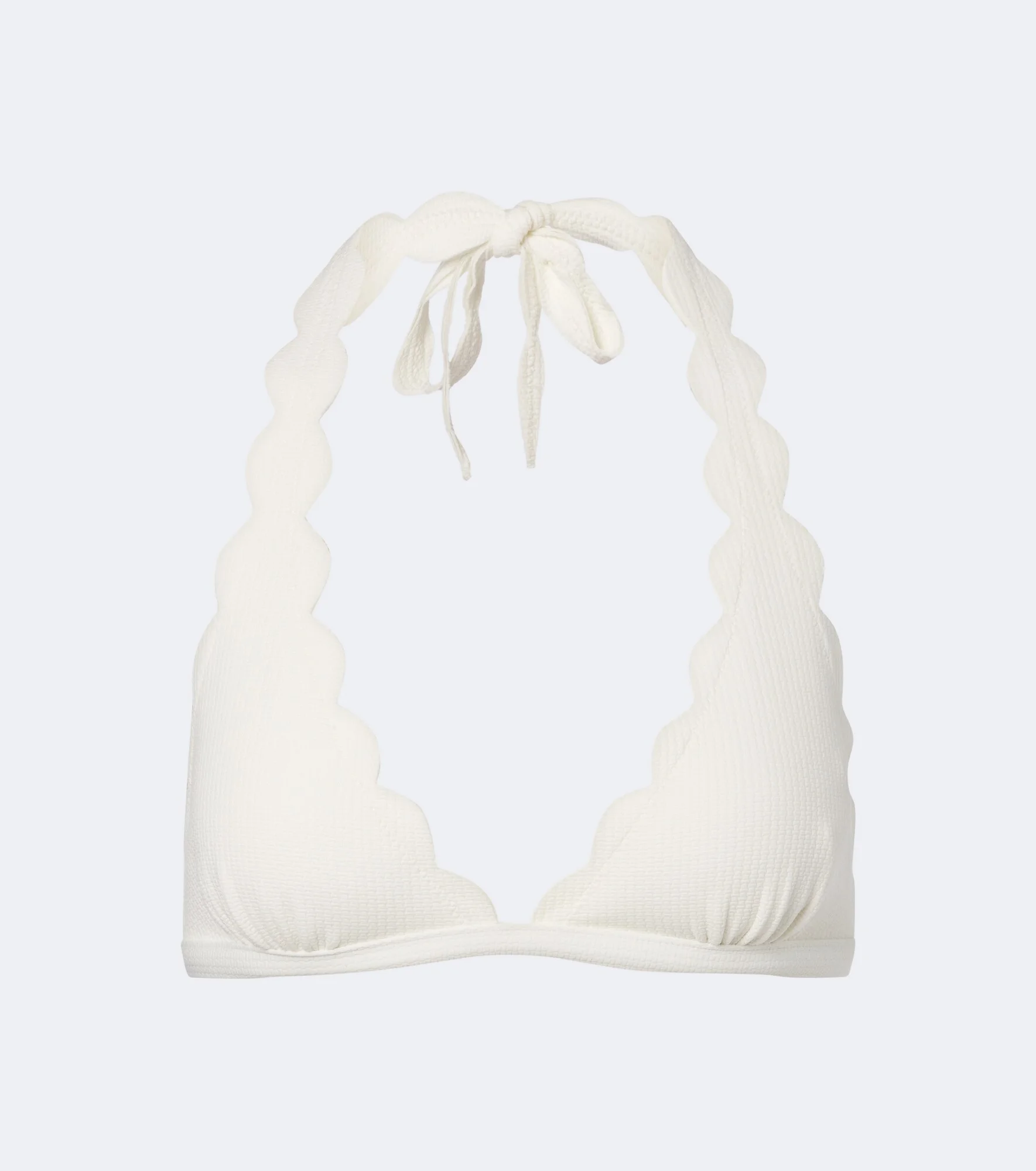 Spring scalloped bikini top - 1