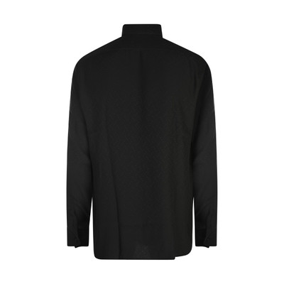 SAINT LAURENT black silk shirt outlook