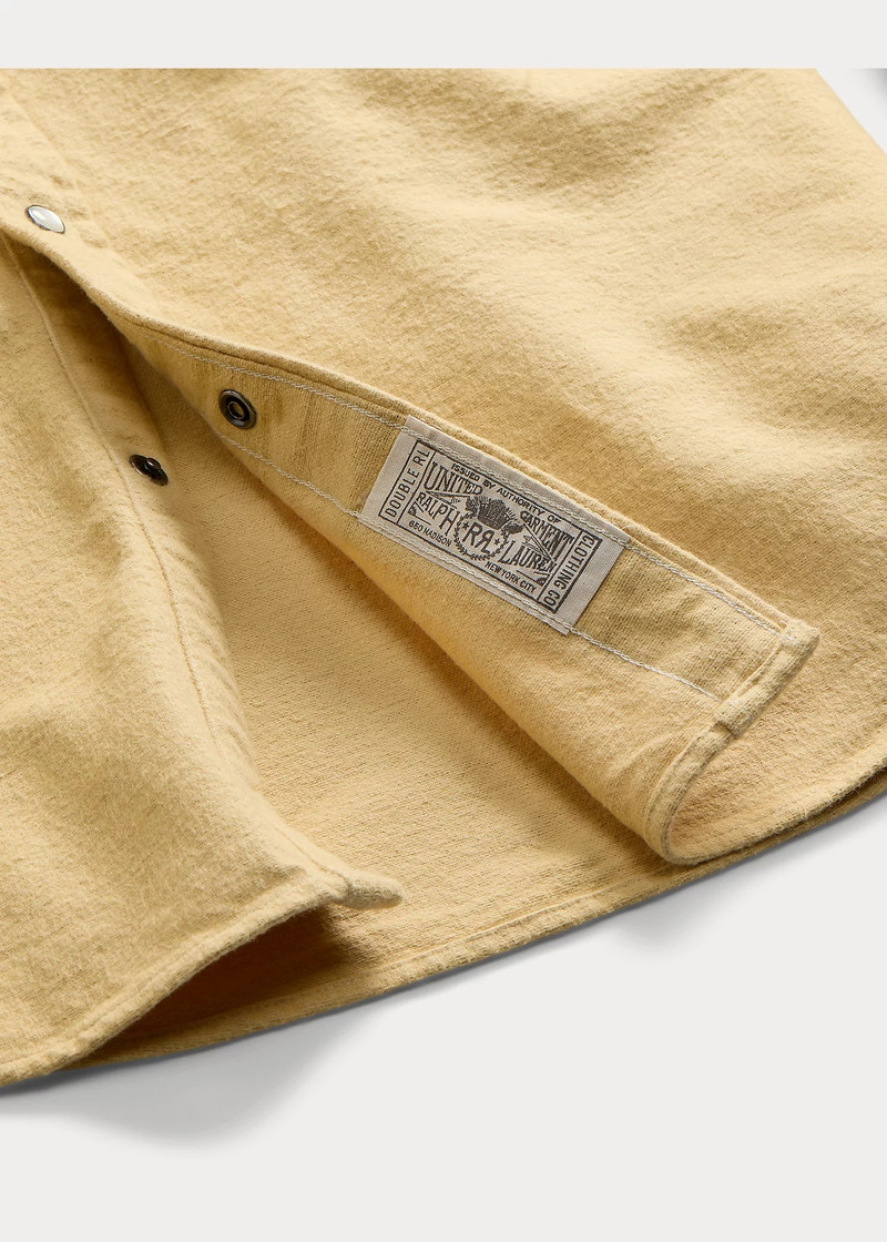 Slim Fit Chamois Western Shirt 6