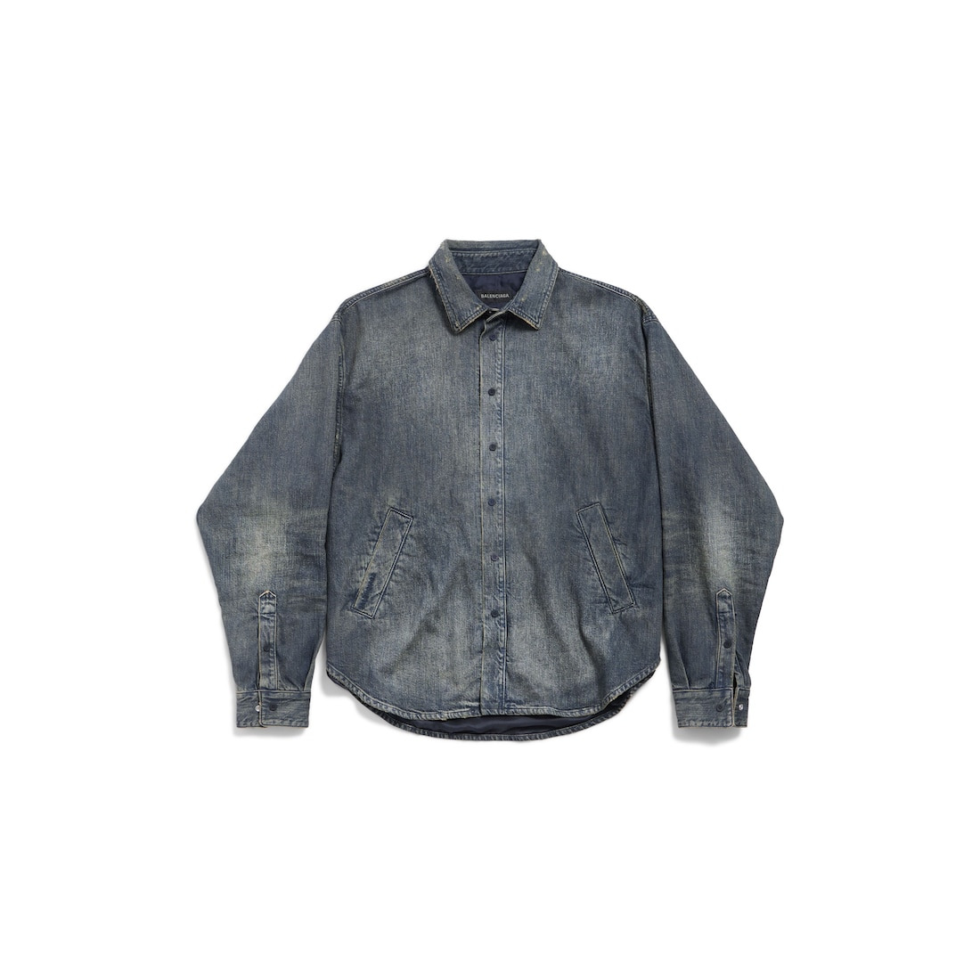 Men's Denim Overshirt in Blue - 1
