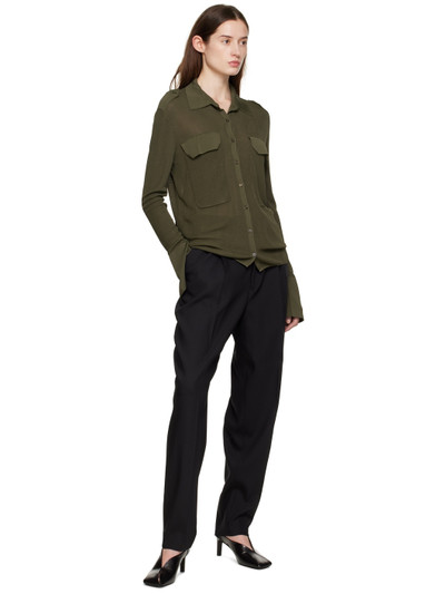 AYA MUSE Green Buttoned Shirt outlook