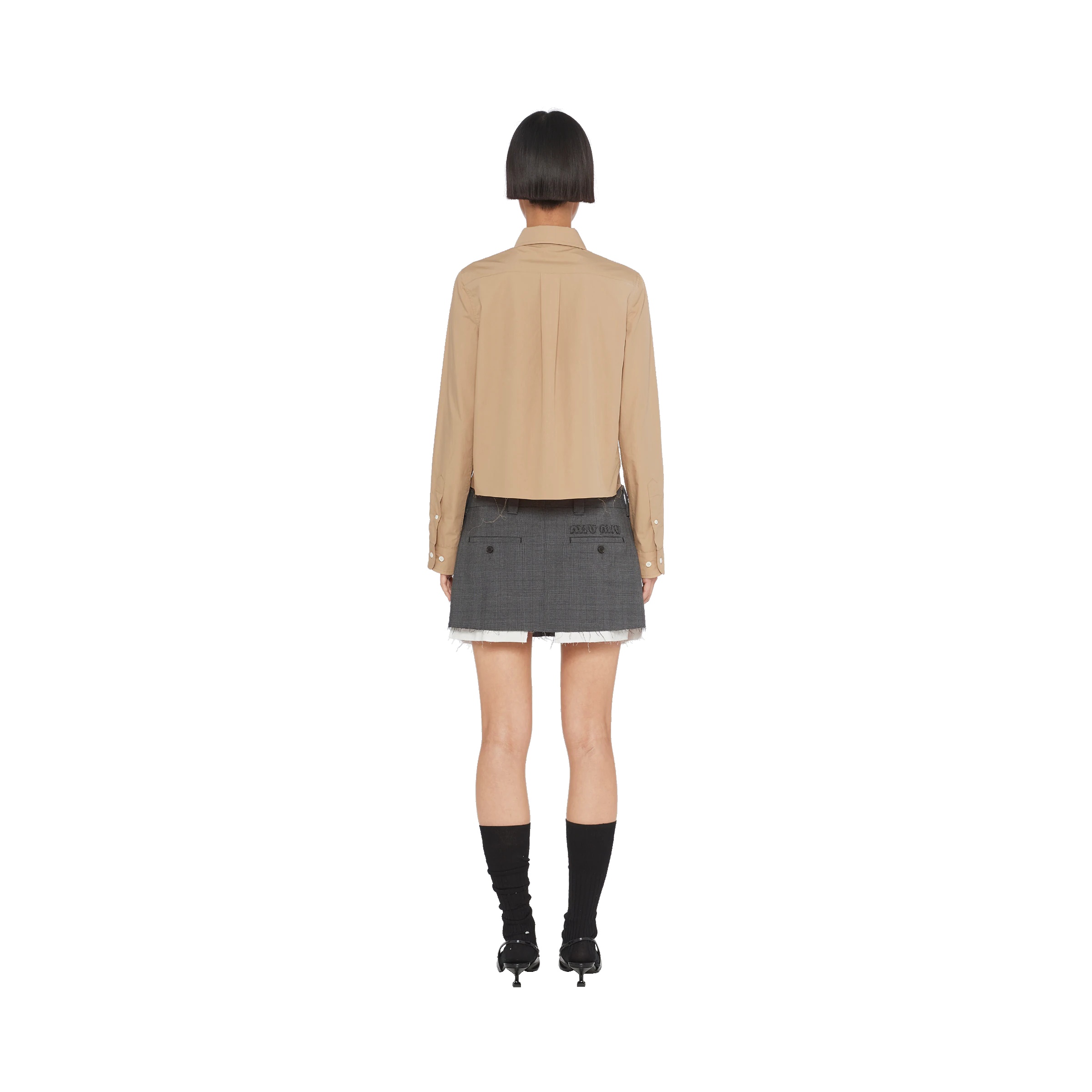 Prince of Wales check miniskirt - 4