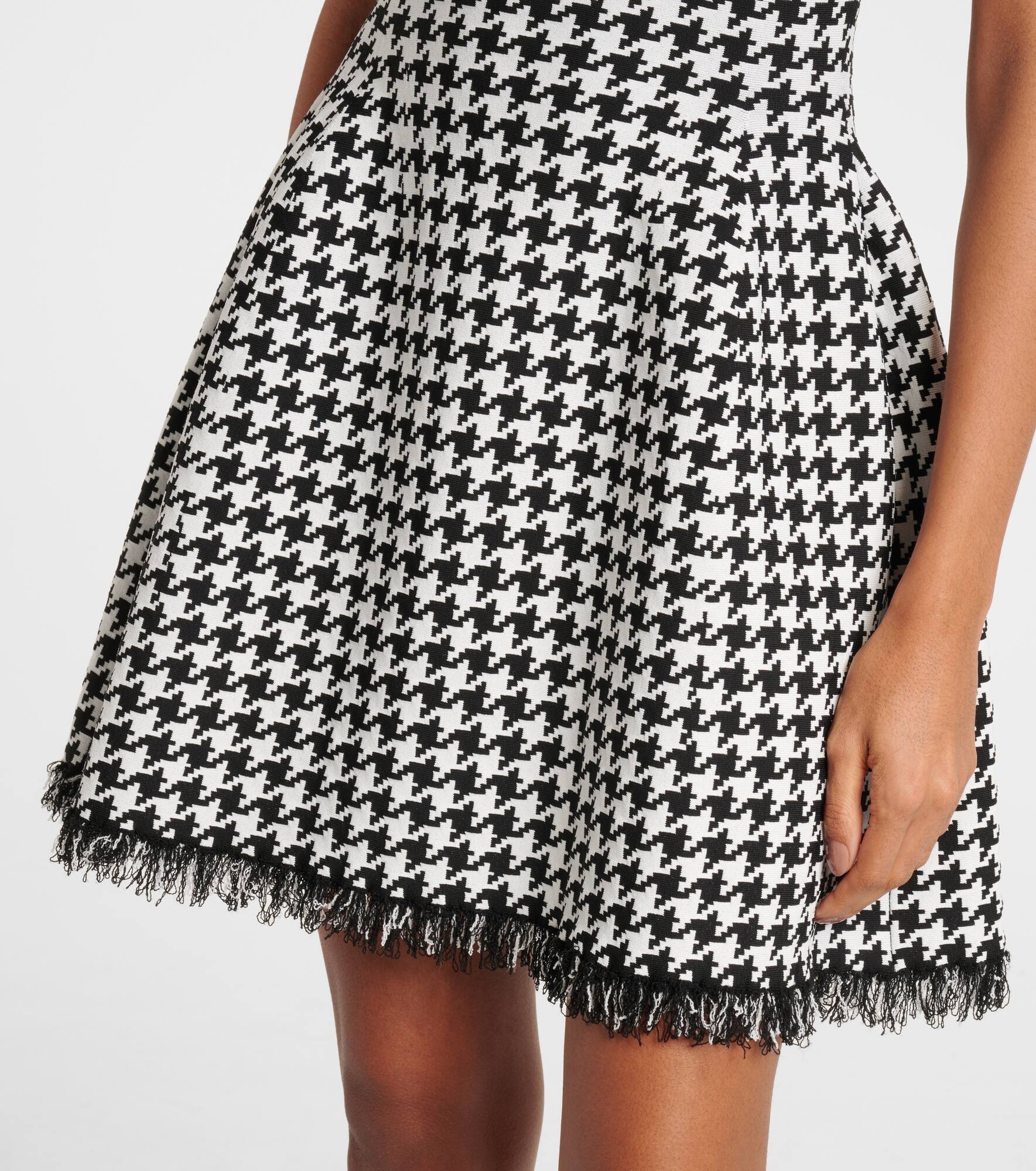 Houndstooth midi dress - 5